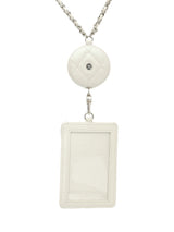 2021 Chanel Iridescent Card Holder Necklace