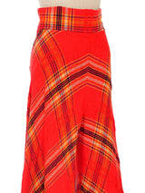 1970s Elephant Leg Tartan Trousers Bottom arcadeshops.com