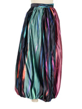Giorgio Armani Multicolor Brushstroke Maxi Skirt Bottom arcadeshops.com