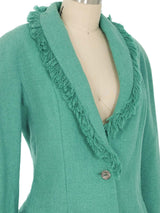 1998 Christian Dior Diorient Express Fringed Wool Jacket Jacket arcadeshops.com