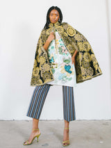 Olive Tapestry Cape Jacket arcadeshops.com