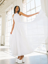 Alaia Crochet Lace Gown Dress arcadeshops.com