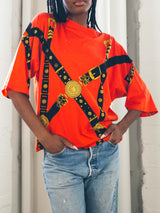 1993 Gianni Versace Harness Printed Tee T-Shirt arcadeshops.com