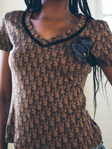 Dior Trotter Print Tee Top arcadeshops.com