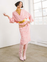 1980s Chanel Silk Logo Print Shirt Dress Dress arcadeshops.com