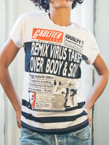Jean Paul Gaultier Newsprint Tour Tee T-Shirt arcadeshops.com