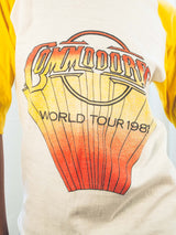 1981 Commodores Tour Tee T-Shirt arcadeshops.com