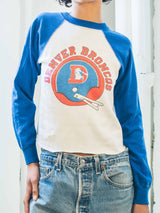 1970s Denver Broncos Cutoff Sweatshirt T-Shirt arcadeshops.com