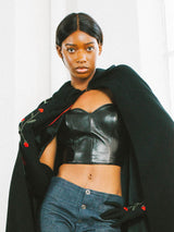 Dolce & Gabbana Flower Embroidered Opera Gloves Accessory arcadeshops.com