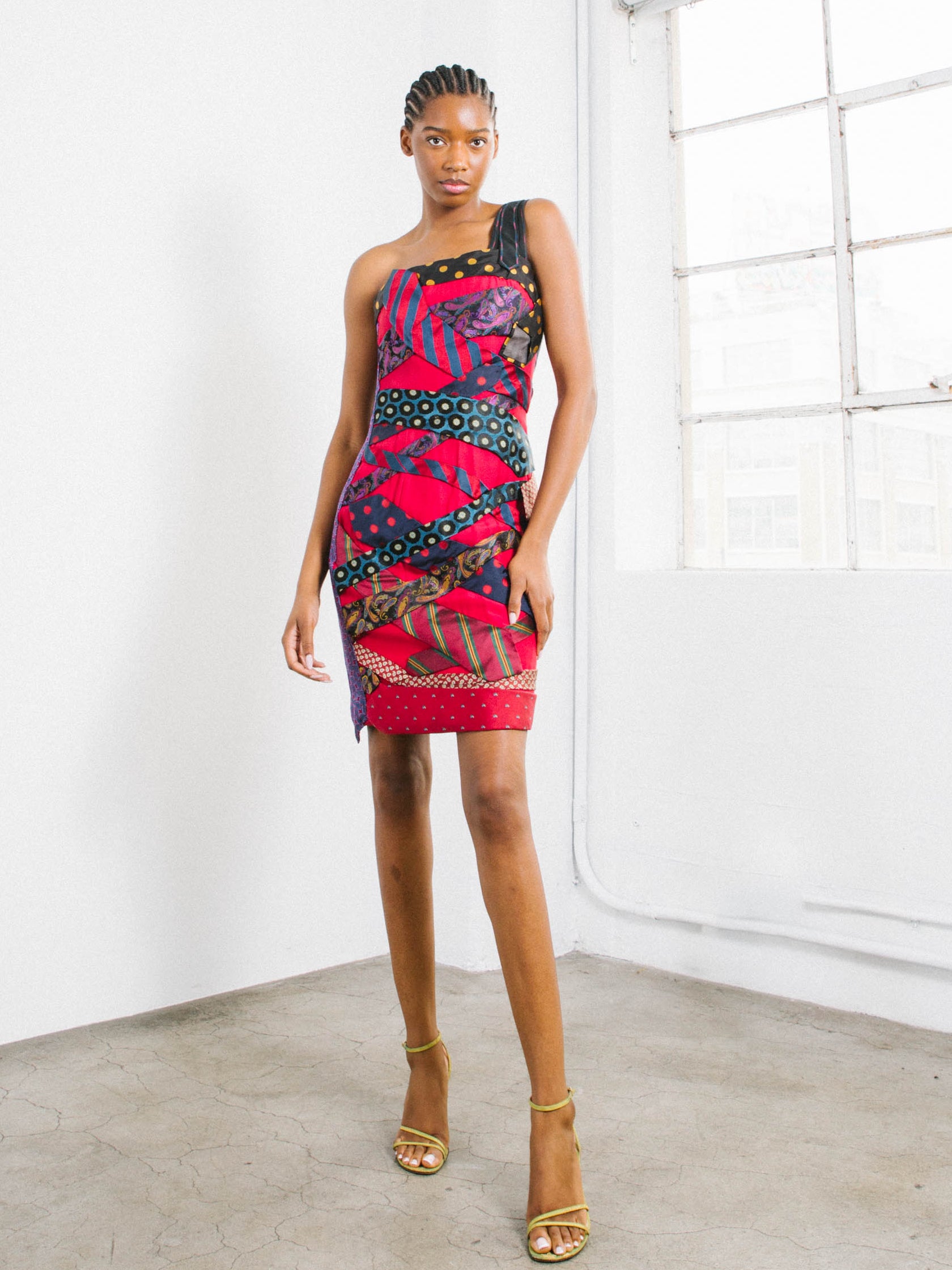 1990s Moschino Tie Dress