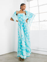 1960s Emilio Pucci Printed Maxi Dress and Shawl Dress arcadeshops.com