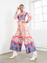 Malcolm Starr Floral Jumpsuit Jumpsuit arcadeshops.com