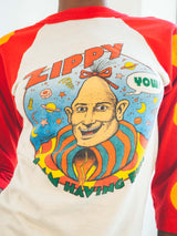 Zippy Clown Raglan Tee T-shirt arcadeshops.com
