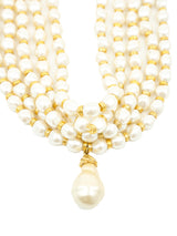 Kenneth Jay Lane Multi Strand Pearl Choker Jewelry arcadeshops.com