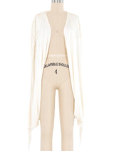 1970s Bob Mackie Fringed Jersey Shawl Jacket arcadeshops.com