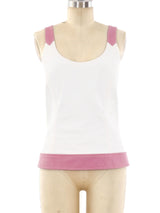 Chanel Ivory Denim Tank Top arcadeshops.com