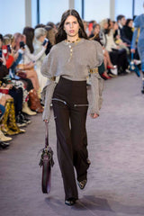 Chloe Zip Accented Trousers Bottom arcadeshops.com