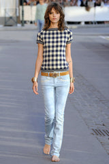 2011 Chanel Embroidered Boot Cut Jeans Bottom arcadeshops.com