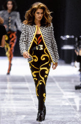 1991 Gianni Versace Harlequin Swing Coat Jacket arcadeshops.com