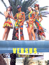 1993 Versus Gianni Versace Floral Print Halter Dress Dress arcadeshops.com