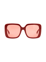 Chanel Red Square Frame Sunglasses Accessory arcadeshops.com