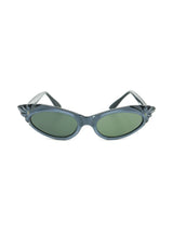 Metallic Carved Cateye Sunglasses Accessory arcadeshops.com