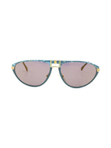 Avus Turquoise and Gold Sunglasses Accessory arcadeshops.com