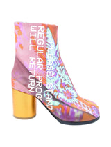 Maison Margiela Printed Leather Tabi Boots, 36 Accessory arcadeshops.com