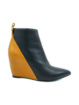 Paco Rabanne Leather Wedge Boots, 37 Accessory arcadeshops.com