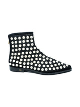 Dolce And Gabbana Pearl Studded Mesh Booties, 39 Accessory arcadeshops.com
