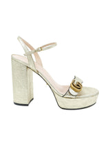 Gucci Galassia GG Marmont Platform Sandal, 40 Accessory arcadeshops.com