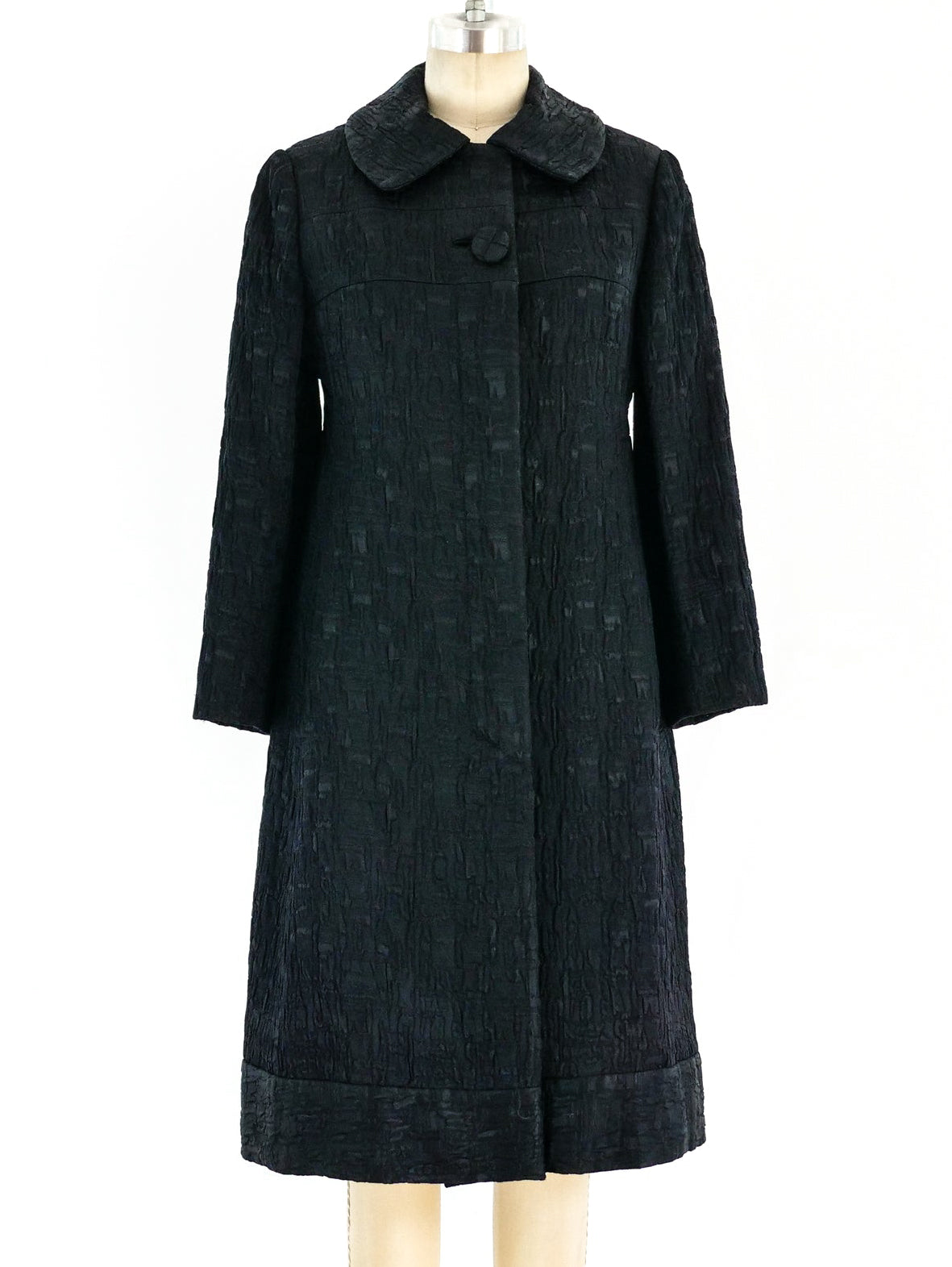1960's Christian Dior Textured Coat