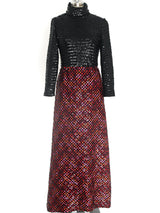 1960's Sequin Knit Dress Dress arcadeshops.com