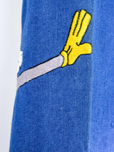 Antonio Guiseppe Bugs Bunny Embroidered Denim Bottom arcadeshops.com