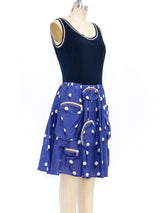 Prada Polka Dot Utility Dress Dress arcadeshops.com