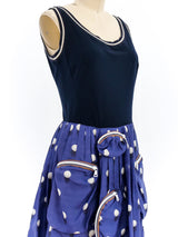 Prada Polka Dot Utility Dress Dress arcadeshops.com