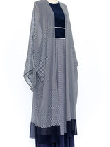 Carolyne Roehm Striped Palazzo Jumpsuit Ensemble Suit arcadeshops.com