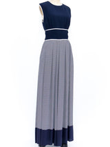 Carolyne Roehm Striped Palazzo Jumpsuit Ensemble Suit arcadeshops.com