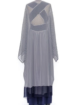 Carolyne Roehm Striped Palazzo Jumpsuit Ensemble Suit arcadeshops.com