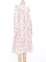 Laura Ashley Floral Flannel Shirt Dress Dress arcadeshops.com