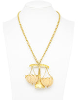 Razza Libra Scale Pendant Necklace Accessory arcadeshops.com