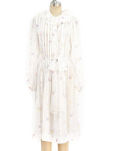 Albert Nipon Floral Chiffon Dress Dress arcadeshops.com