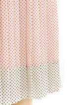 Albert Nipon Polka Dot Printed Dress Dress arcadeshops.com