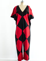 Issey Miyake Harlequin Jumpsuit Suit arcadeshops.com