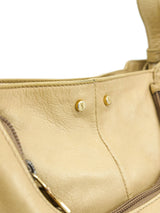 Yves Saint Laurent Beige Leather Mombasa Bag Accessory arcadeshops.com