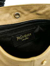 Yves Saint Laurent Beige Leather Mombasa Bag Accessory arcadeshops.com
