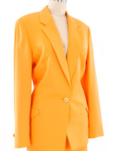 Gianni Versace Tangerine Skirt Suit Suit arcadeshops.com