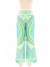 1960's Lanvin Printed Silk Pant Ensemble Suit arcadeshops.com