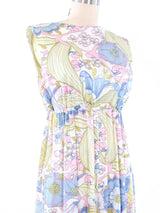 1960's Floral Printed Jumpsuit Jumpsuit arcadeshops.com