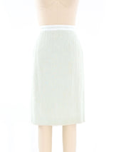 Rochas Mint Skirt Suit with Net Overlay Suit arcadeshops.com